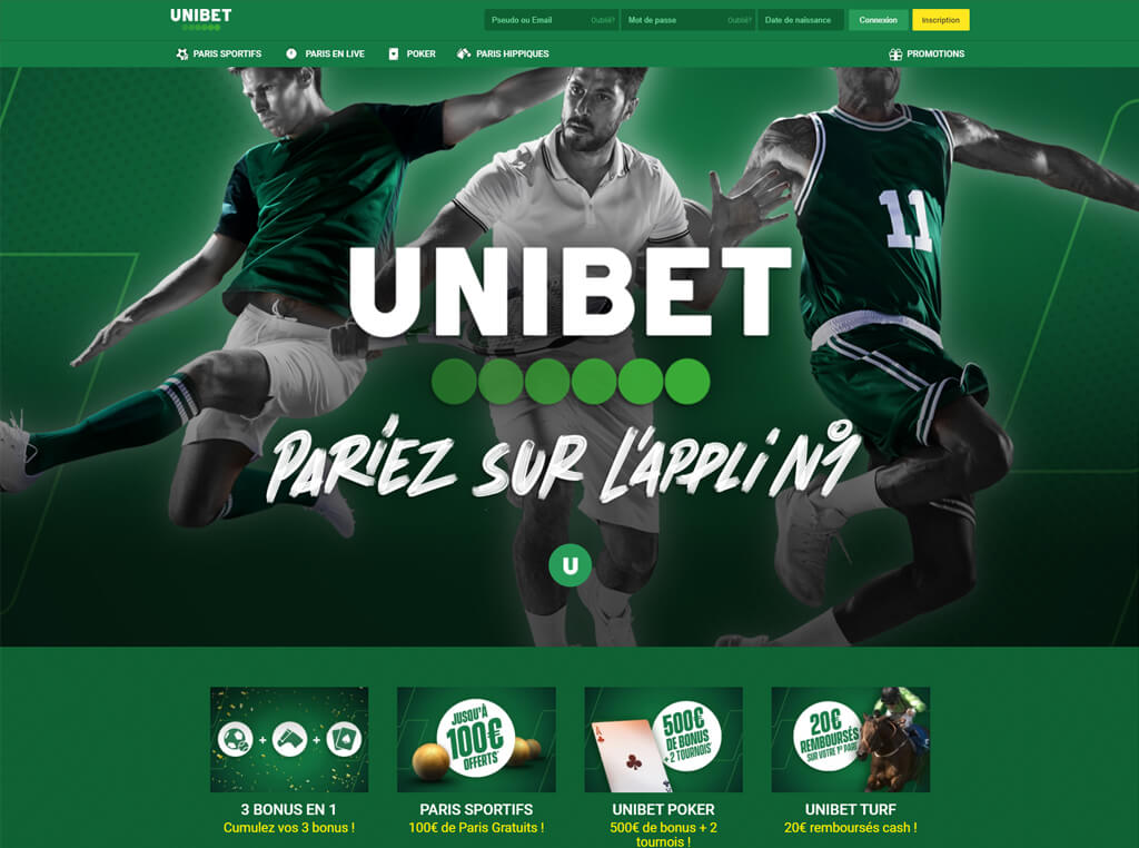 Pariez sur Unibet