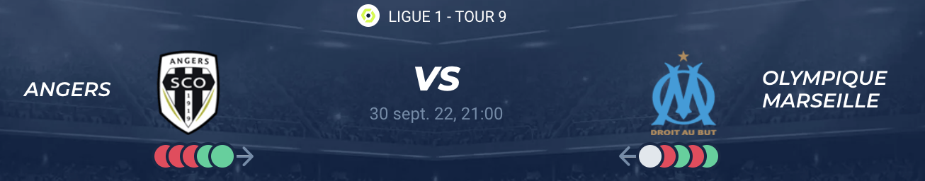 Lire la suite à propos de l’article Angers vs Marseille