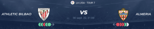 Lire la suite à propos de l’article Athletic Bilbao vs Almeria