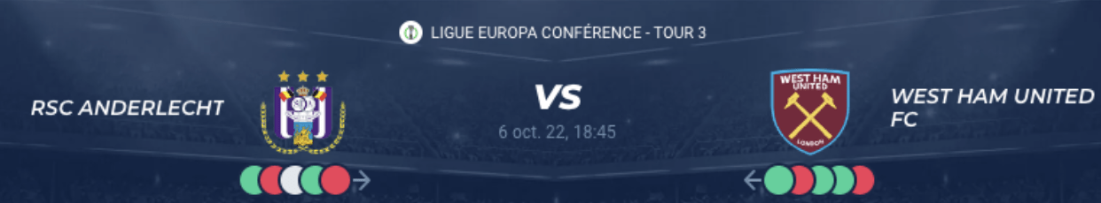 Lire la suite à propos de l’article Anderlecht vs West Ham