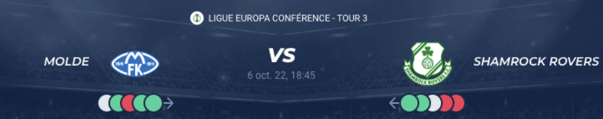Lire la suite à propos de l’article Molde vs Shamrock Rovers