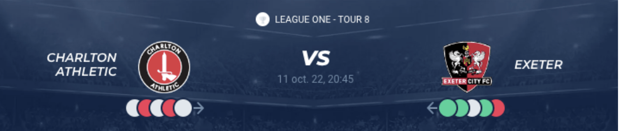 Lire la suite à propos de l’article Charlton vs Exeter