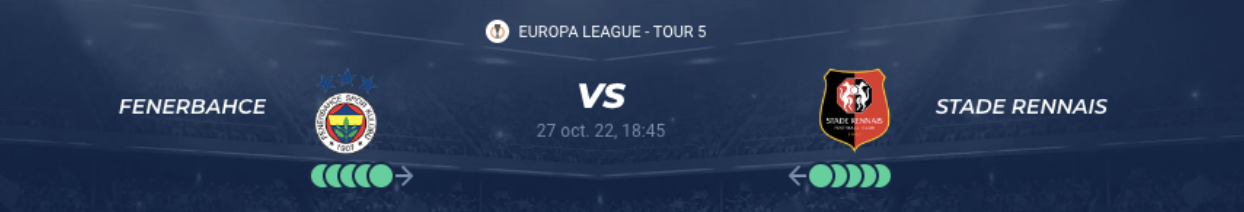 Lire la suite à propos de l’article Fenerbahçe vs Rennes