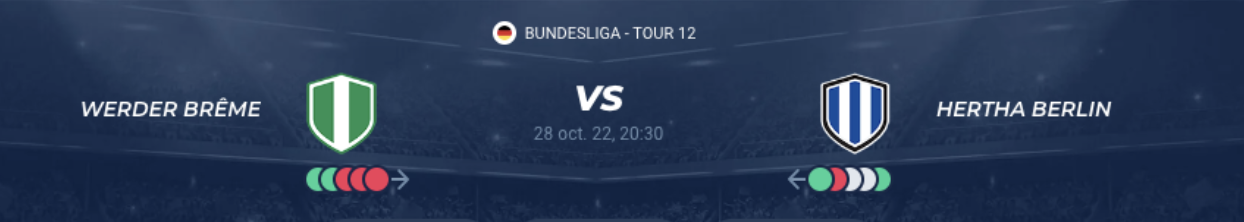 You are currently viewing Werder Brême vs Berlin