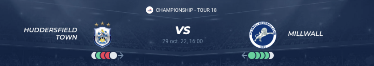 Lire la suite à propos de l’article Huddersfield vs Millwall