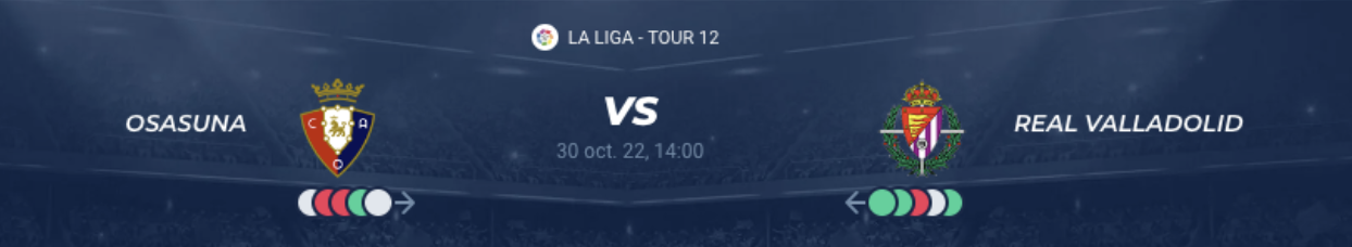 Lire la suite à propos de l’article Osasuna vs Valladolid