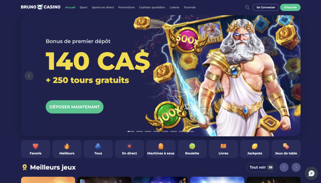 Bonus bruno casino
