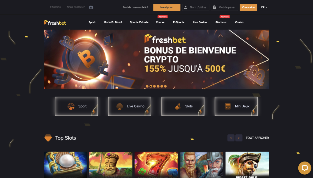 Freshbet site