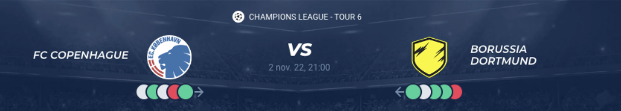 You are currently viewing Copenhague vs Dortmund