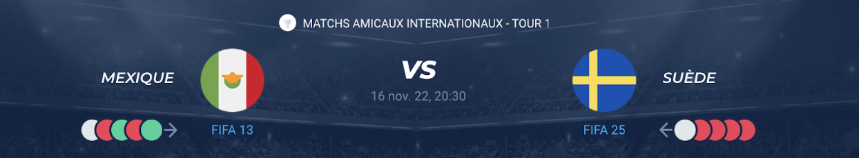 You are currently viewing Mexique vs Suède