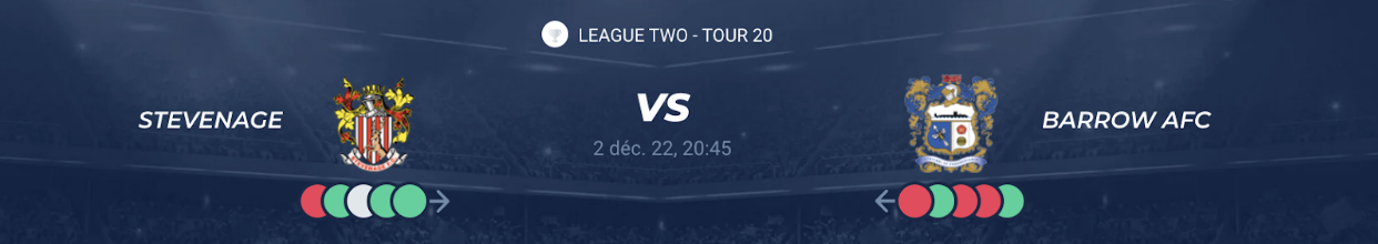 You are currently viewing Stevenage vs Barrow
