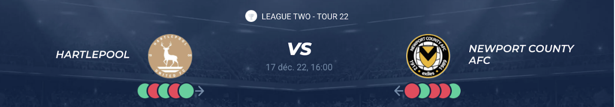 You are currently viewing Hartlepool vs Newport