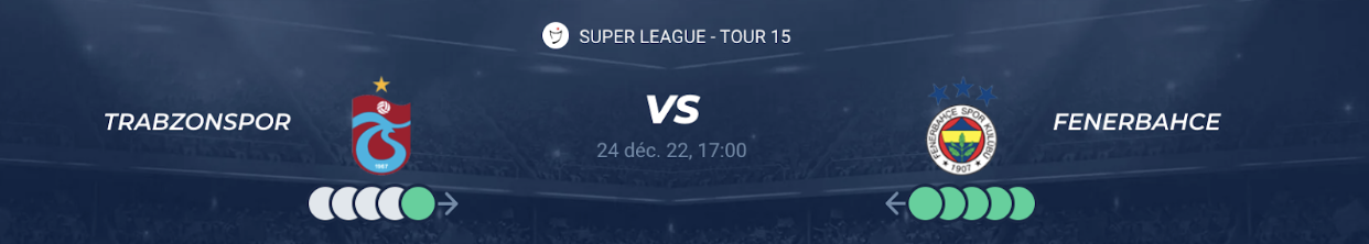Lire la suite à propos de l’article Trabzonspor vs Fenerbahce