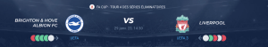 Lire la suite à propos de l’article Brighton vs Liverpool