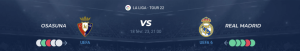 Lire la suite à propos de l’article Osasuna vs Real Madrid