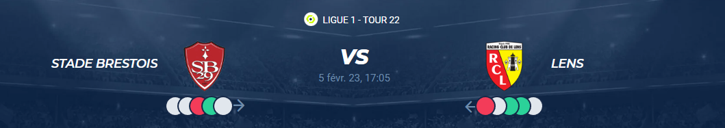 Lire la suite à propos de l’article Brest vs Lens