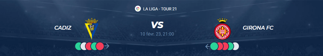 Lire la suite à propos de l’article Cadiz vs Girona
