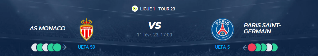 You are currently viewing Monaco vs PSG
