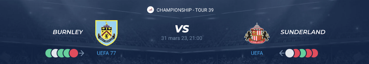 You are currently viewing Burnley vs Sunderland